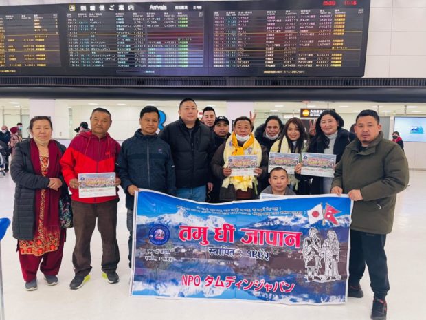 तमु धीं जापानद्वारा आयोजित ल्होसार साँस्कृतिक साझको लागि कलाकारद्वय जापानमा